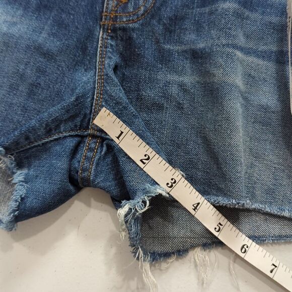 J Brand Shorts Womens 28 Blue The Cut Off Short Clear View 3" Inseam - Picture 9 of 10